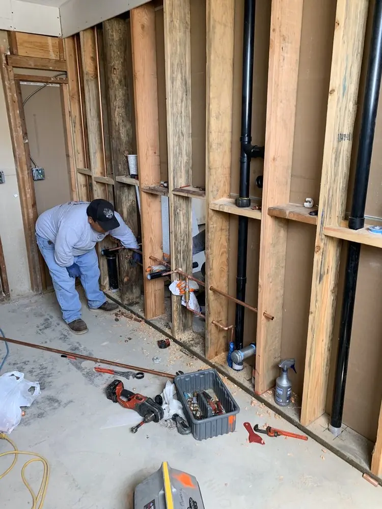 Commercial rough-in plumbing for Commercial Plumbing in Charleston